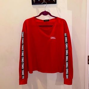 Red Long Sleeve Shirt